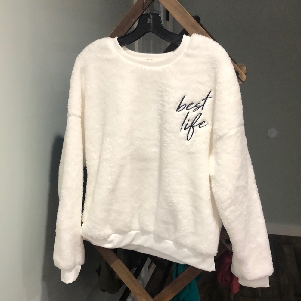 Cozy pullover sweatshirt